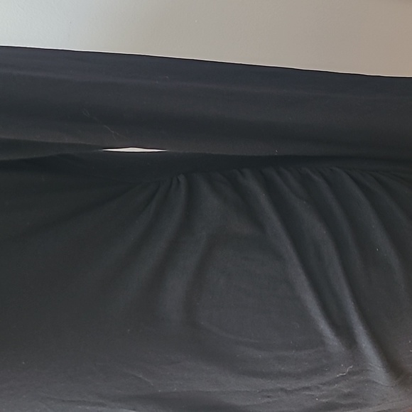 Maternity -  Black Knit Cowl Neck Long Sleeve Dress - Size Large - Picture 3 of 8